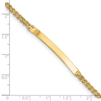 Load image into Gallery viewer, 14k Two Strand Rope ID Bracelet
