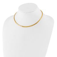 Load image into Gallery viewer, 14K 4mm Domed Omega Necklace
