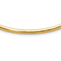 Load image into Gallery viewer, 14K 4mm Domed Omega Necklace

