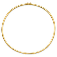 Load image into Gallery viewer, 14K 4mm Domed Omega Necklace
