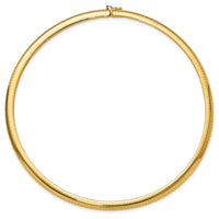 Load image into Gallery viewer, 14K 6mm Domed Omega Necklace
