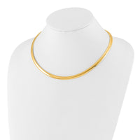 Load image into Gallery viewer, 14K 6mm Domed Omega Necklace
