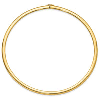 Load image into Gallery viewer, 14K 6mm Domed Omega Necklace
