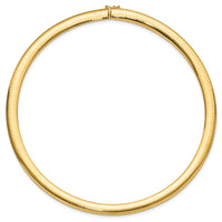 Load image into Gallery viewer, 14K 8mm Lightweight Domed Omega Necklace
