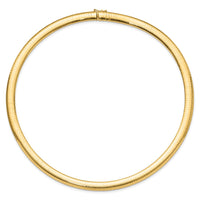 Load image into Gallery viewer, 14K 8mm Lightweight Domed Omega Necklace
