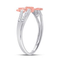 Load image into Gallery viewer, Sterling Silver Womens Round Diamond Mom Mother Ring 1/6 Cttw
