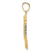 Load image into Gallery viewer, 10K w/Rhodium Seahorse Charm
