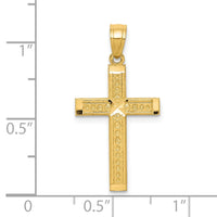Load image into Gallery viewer, 10k Cross Pendant
