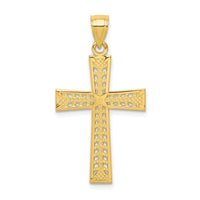 Load image into Gallery viewer, 10k Cross Pendant
