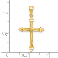 Load image into Gallery viewer, 10k Budded Cross Pendant
