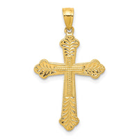 Load image into Gallery viewer, 10k Budded Cross Pendant
