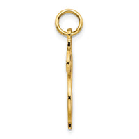 Load image into Gallery viewer, 10k Solid Polished Dollar Sign Charm
