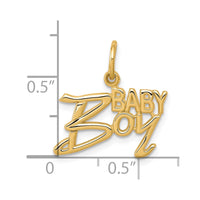 Load image into Gallery viewer, 10k BABY BOY Charm
