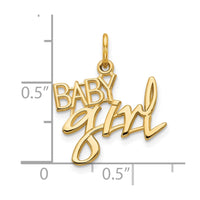 Load image into Gallery viewer, 10k BABY GIRL Charm
