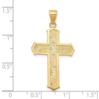 Load image into Gallery viewer, 10k Passion Cross Pendant
