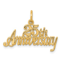 Load image into Gallery viewer, 10k 25th ANNIVERSARY Charm
