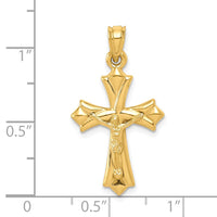 Load image into Gallery viewer, 10k Reversible Crucifix /Cross Pendant
