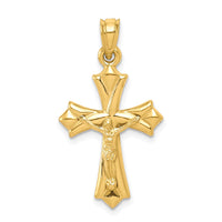 Load image into Gallery viewer, 10k Reversible Crucifix /Cross Pendant
