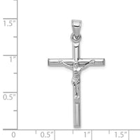 Load image into Gallery viewer, 10k White Gold Crucifix Pendant
