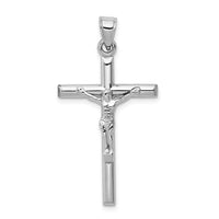 Load image into Gallery viewer, 10k White Gold Crucifix Pendant
