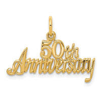 Load image into Gallery viewer, 10k 50th ANNIVERSARY Charm
