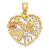 Load image into Gallery viewer, 10K Two-Tone w/White Rhodium ABUELA Pendant
