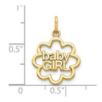 Load image into Gallery viewer, 10k BABY GIRL Charm
