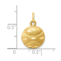 Load image into Gallery viewer, 10K Baseball Charm
