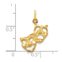 Load image into Gallery viewer, 10k Comedy/Tragedy Charm
