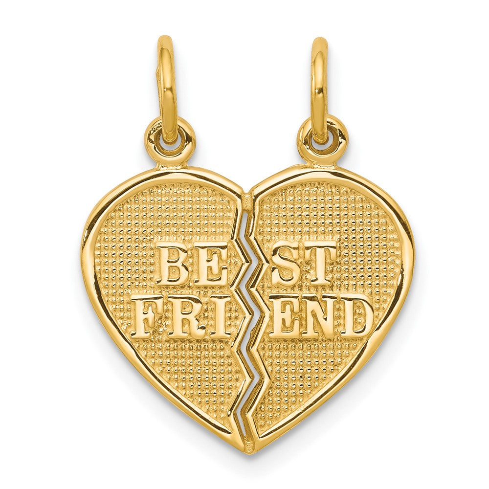 10K BEST FRIEND 2 Piece Break-A-Part Charm