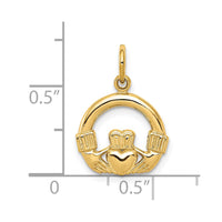 Load image into Gallery viewer, 10k Claddagh Charm
