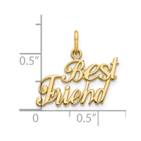 Load image into Gallery viewer, 10K BEST FRIEND Charm
