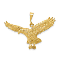 Load image into Gallery viewer, 10k Solid Polished Eagle Pendant
