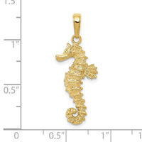 Load image into Gallery viewer, 10k Seahorse Pendant
