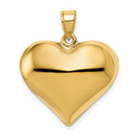 Load image into Gallery viewer, 10K Polished 3-D Heart Pendant
