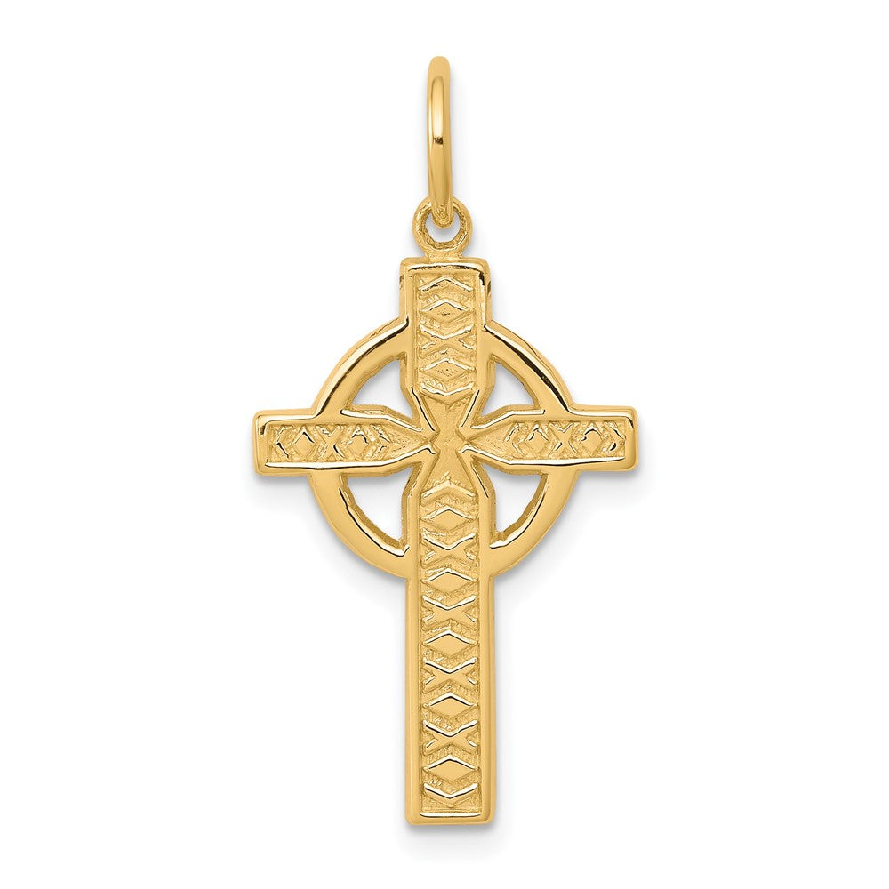 10K Iona Cross Charm