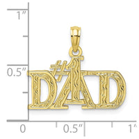 Load image into Gallery viewer, 10K #1 DAD Pendant
