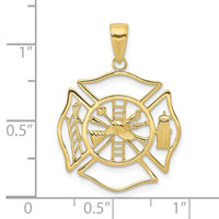 Load image into Gallery viewer, 10k Fireman Shield Pendant
