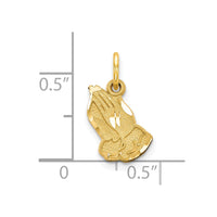 Load image into Gallery viewer, 10K Yellow Gold Praying Hands Charm
