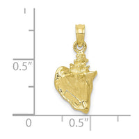 Load image into Gallery viewer, 10k 3-D Conch Shell
