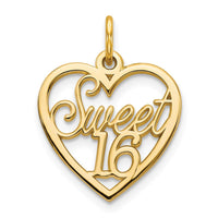 Load image into Gallery viewer, 10K SWEET 16 Charm
