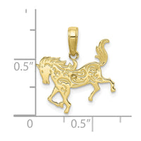 Load image into Gallery viewer, 10k Horse Pendant
