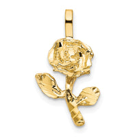 Load image into Gallery viewer, 10k Yellow Gold Rose Charm
