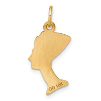 Load image into Gallery viewer, 10K Nefertiti Pendant

