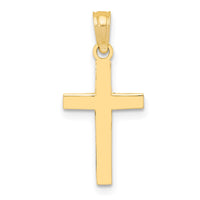Load image into Gallery viewer, 10k Polished Cross Pendant
