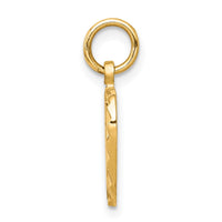 Load image into Gallery viewer, 10k Solid Diamond-cut Double Heart Charm
