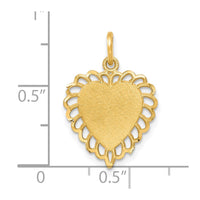 Load image into Gallery viewer, 10k Heart Charm
