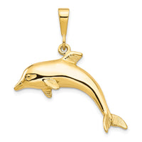 Load image into Gallery viewer, 10k Dolphin Charm
