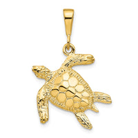 Load image into Gallery viewer, 10k Turtle Pendant
