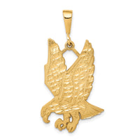 Load image into Gallery viewer, 10k Solid Diamond-cut Eagle Charm
